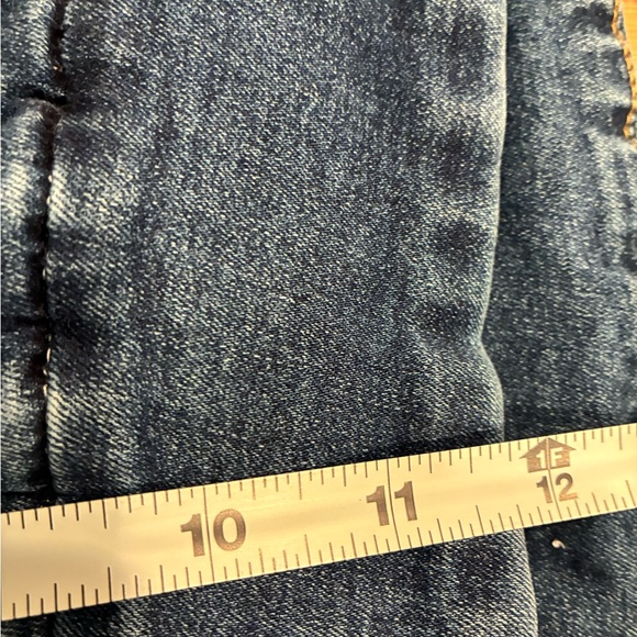 Dark Wash Blue Stretch Pull-On Denim Shorts - Picture 5 of 6